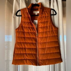 NWT Michael Kors Burnt Orange Vest